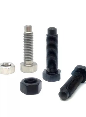 PBE01-M4/M5/M6-L15/L20/25/30/35/40/50粗牙定位螺栓螺纹前端R型