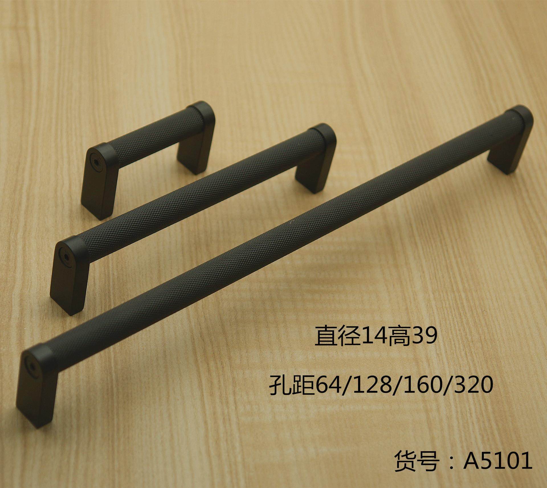 滚花式柜门拉手高档轻奢金色橱柜衣柜门把手仿古铜色鞋柜抽屉拉手