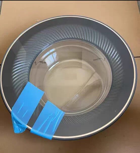 适用美的小天鹅滚筒十公斤洗衣机门观察窗玻璃门原装门盖配件大全