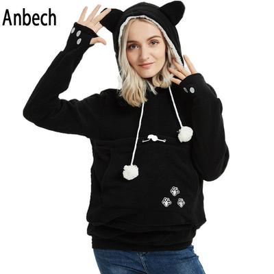 retro pregnancy long big hooded sweatshirt loose hoodies