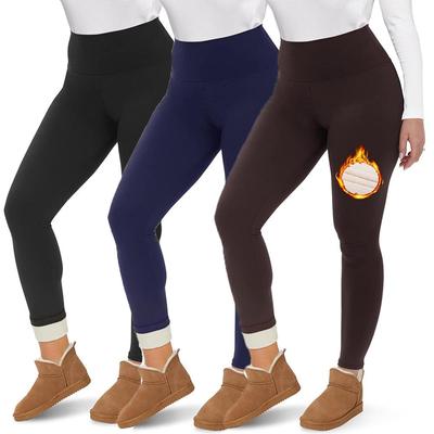 outer and lambskin thickened pants for plush ladies high