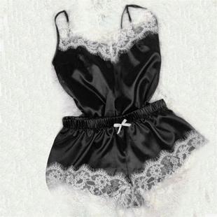 lingerie pajamas Sexy home lace set sexy