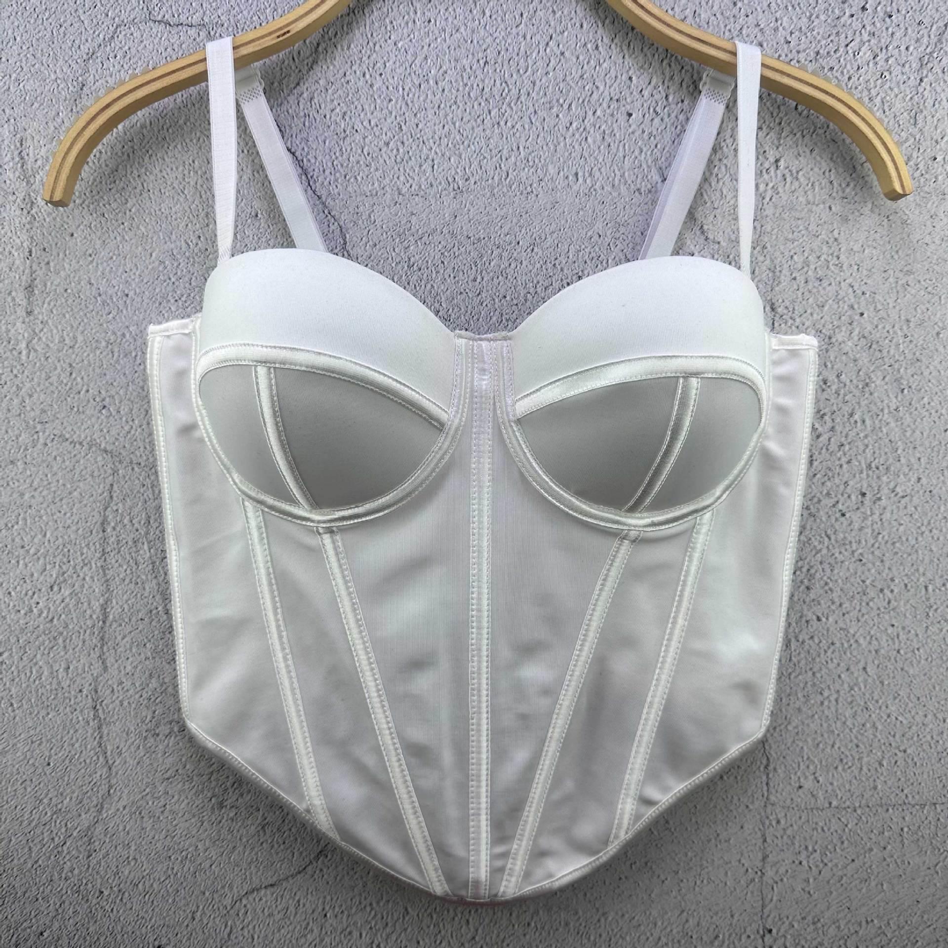 Irregular straight fishbone bra inner wear outer slim sexy