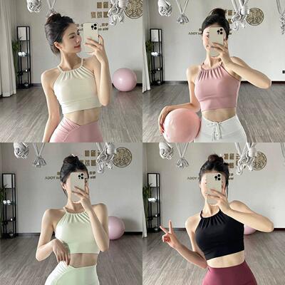 back with bra clothes shockproof halter beautiful camisole