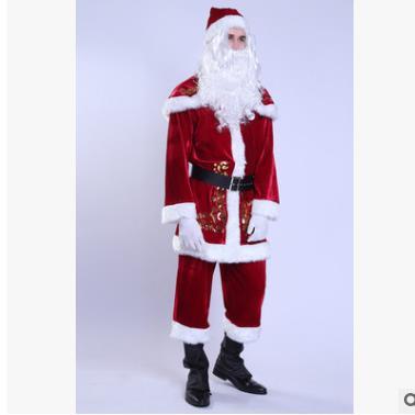 Costume Performance Party Adult Costume Claus Santa