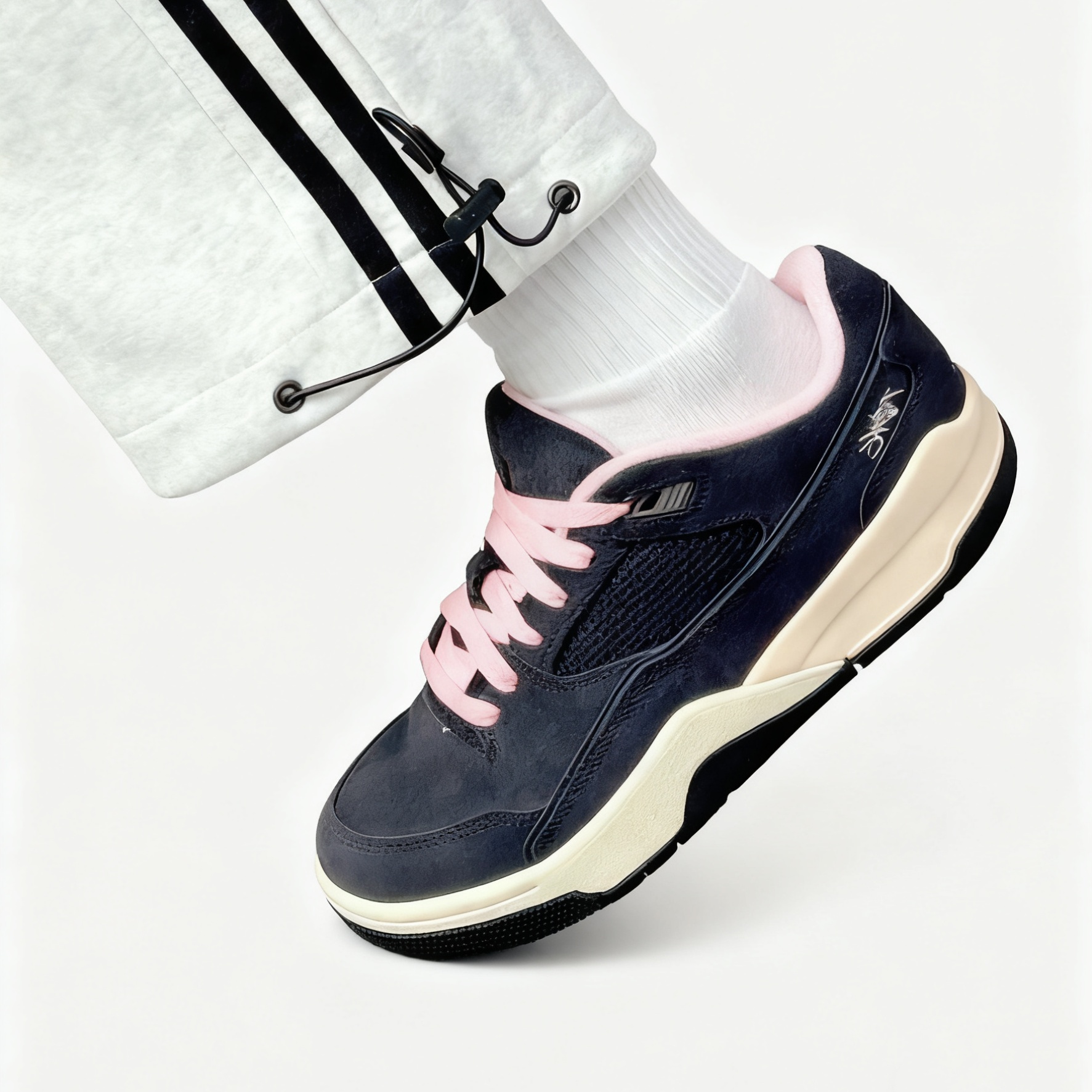 Jordan FLIGHT COURT GS 棕粉时尚舒适耐磨低帮篮球鞋 HF3333-012