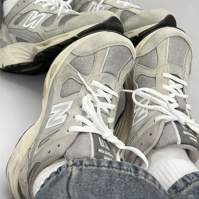 New Balance NB 878 灰色 复古跑步鞋 男女同款 CM878MC1