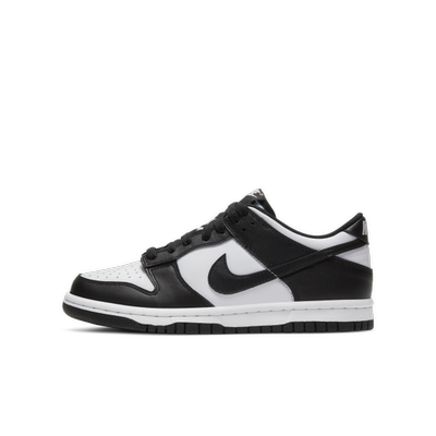 Nike Dunk Low GS 黑白熊猫 白橙 低帮经典低帮滑板鞋 CW1590-100