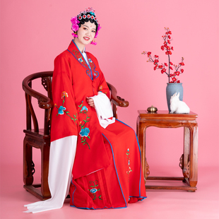 速发出服装花旦京剧古装越剧新款演戏头饰戏戏水袖小旦戏剧衣服曲