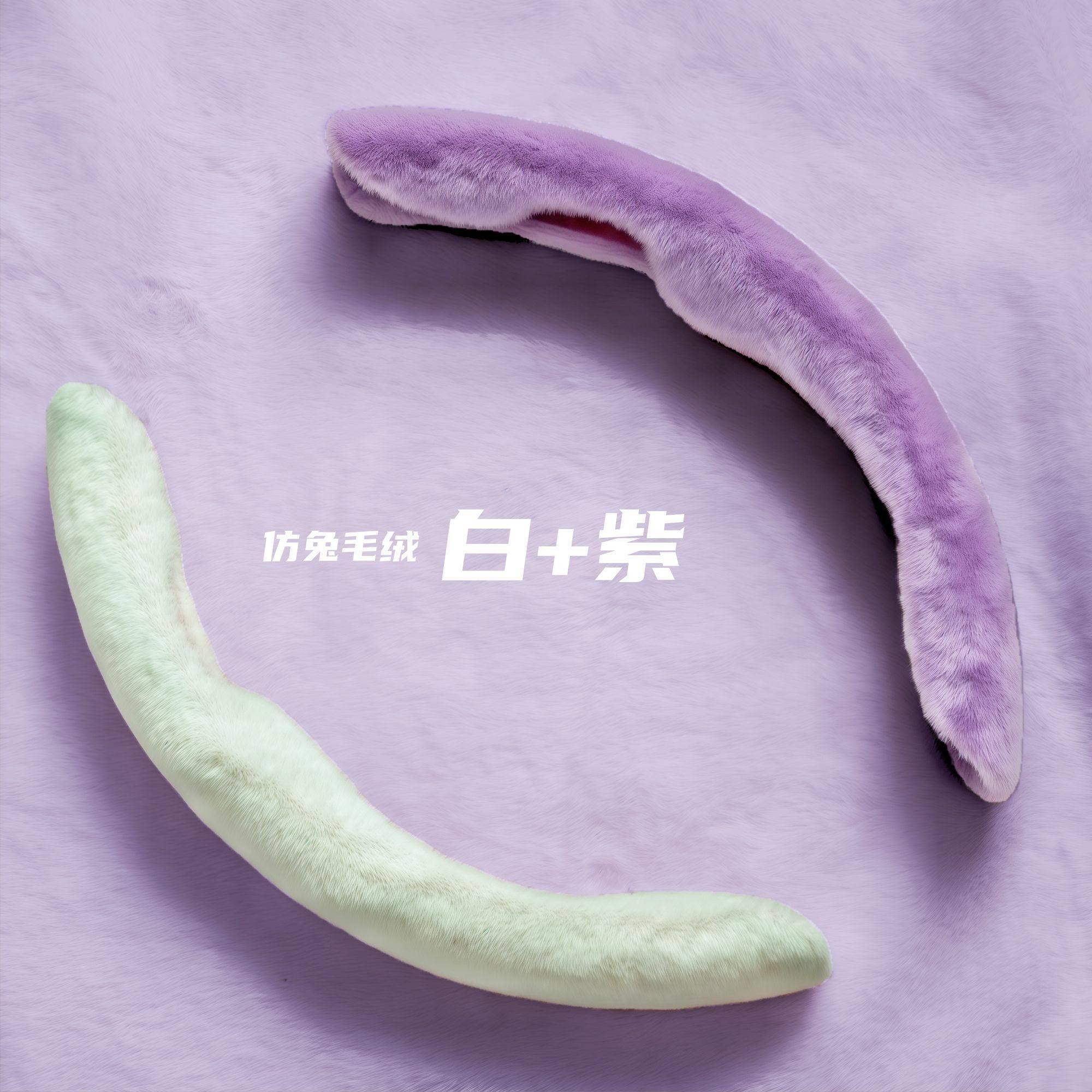 毛绒方向盘套冬季新款女士可爱高级感加热保暖卡式防滑短毛车内饰