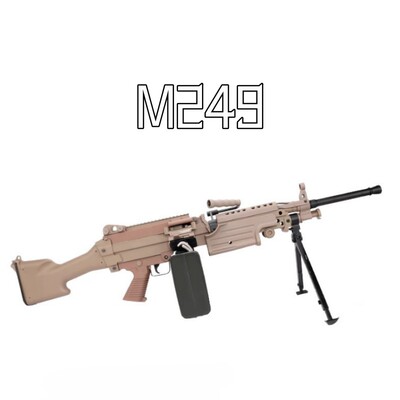 电动连发M249玩具科教训练模型成人解压道具肥肥钢镚