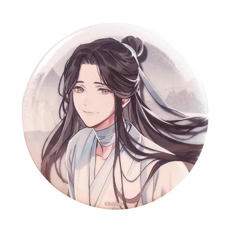 南漫社正版 天官赐福动画周边 指间萦绕谢怜花城生辰单人徽章吧唧