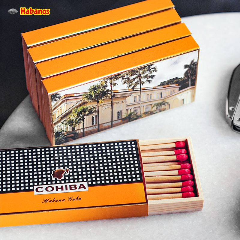 正版长杆雪松木COHIBA高希霸火柴