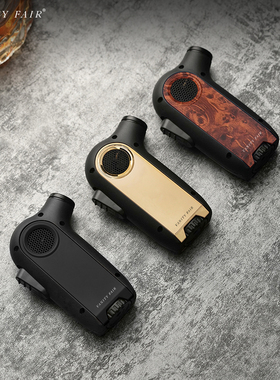 防风充气点火器高温喷火枪直冲打火机焊枪点艾灸艾条雪茄厨房蓝焰