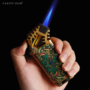 雪茄点火器点艾灸烧烤香专用直冲蓝焰 防风打火机 VANITY FAIR枪式