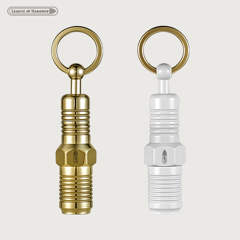 LOH便携式锋利双刀头雪茄打孔器