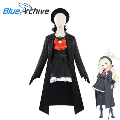 碧蓝档案笑面教授cos服眯眯眼cosplay服二次元服装