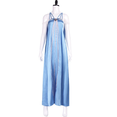 星球大战帕德梅·阿米达拉蓝色长裙cos服万圣节狂欢节套装现货