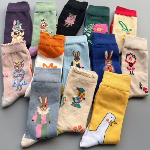 韩国socksappeal卡通舒适女袜子