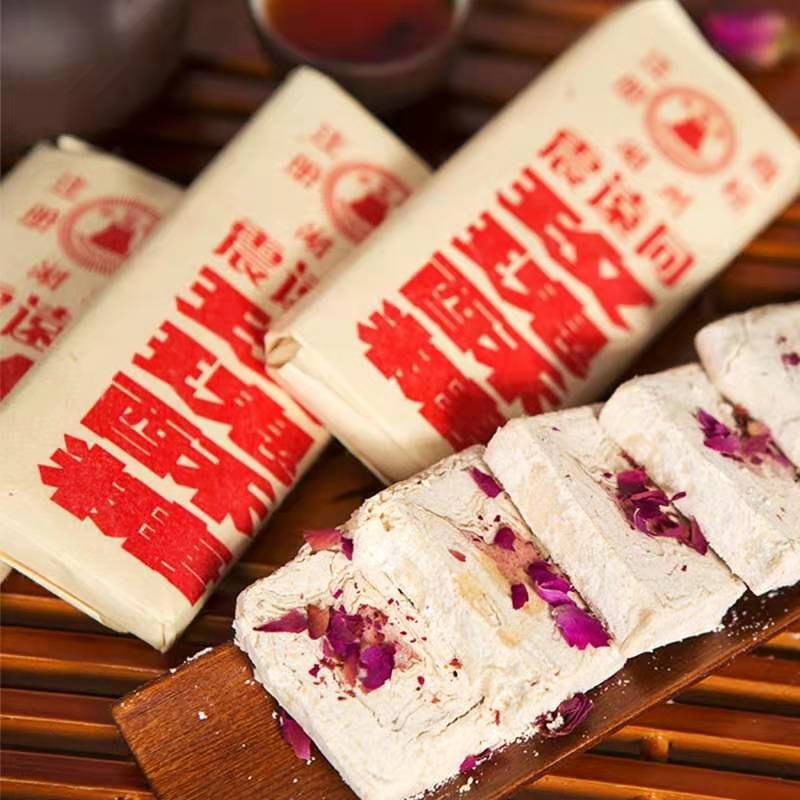 湖州手工糕点 玫瑰花生黑芝麻酥 台湾传统中式茶食零嘴 精致年货