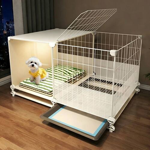 小型犬泰迪比熊厕所分离狗笼