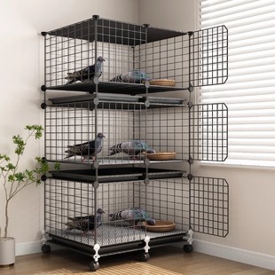 多层鸽子笼家用特大号网格养殖专用养鸽子配对笼繁殖鸽笼棚巢鸽舍