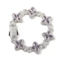 Silver Purple Zirconium