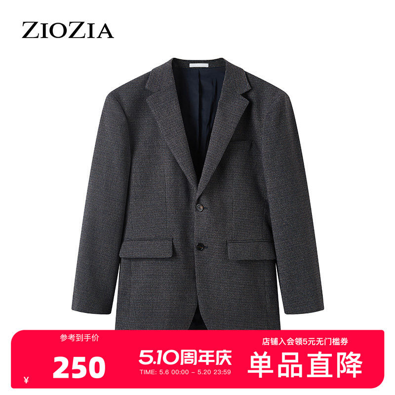 ZIOZIA休闲西服男秋冬韩系青年简约休闲西便服ZKG14903J