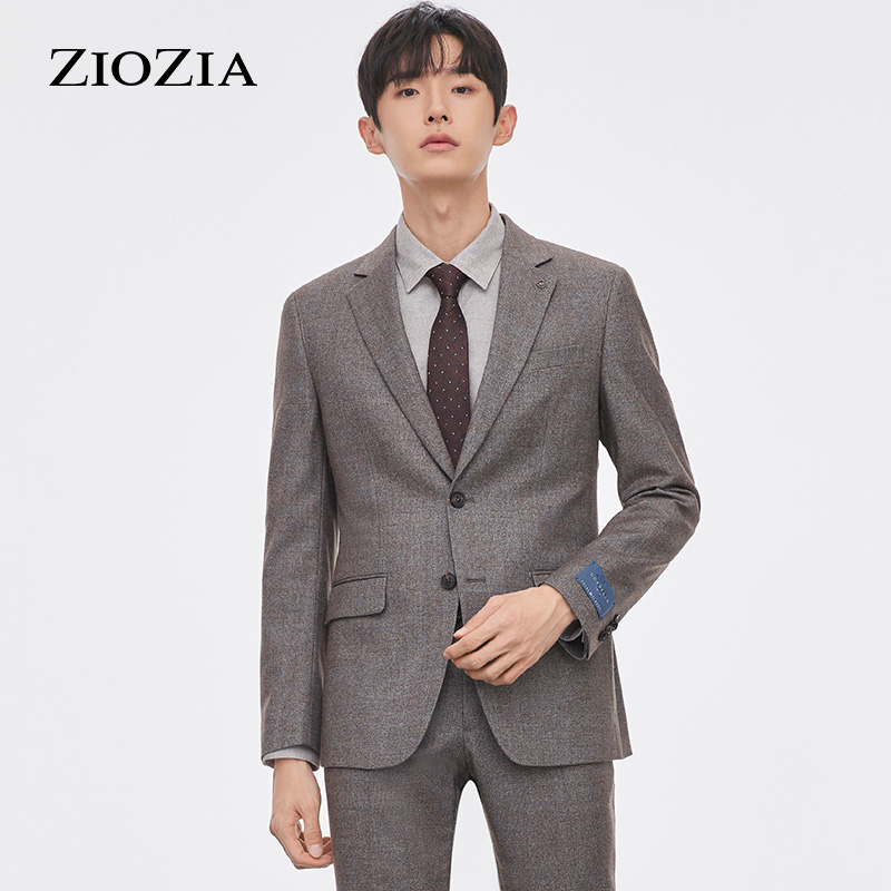 ZIOZIA西服男韩版商务绅士西服青年上班正装西服外套ZSB14T07T