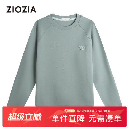 ZIOZIA春季新品男士提花针织衫
