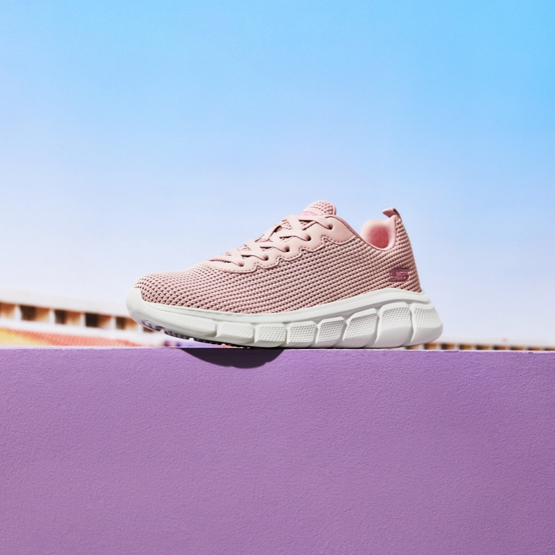 Skechers斯凯奇女鞋秋冬款轻盈网面透气EVA大底运动休闲鞋117346