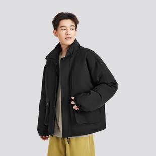 Skechers斯凯奇男士 秋冬防风保暖梭织休闲羽绒服外套L424M059直播