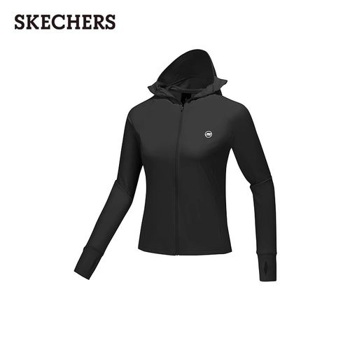 Skechers斯凯奇女速干连帽防晒衣