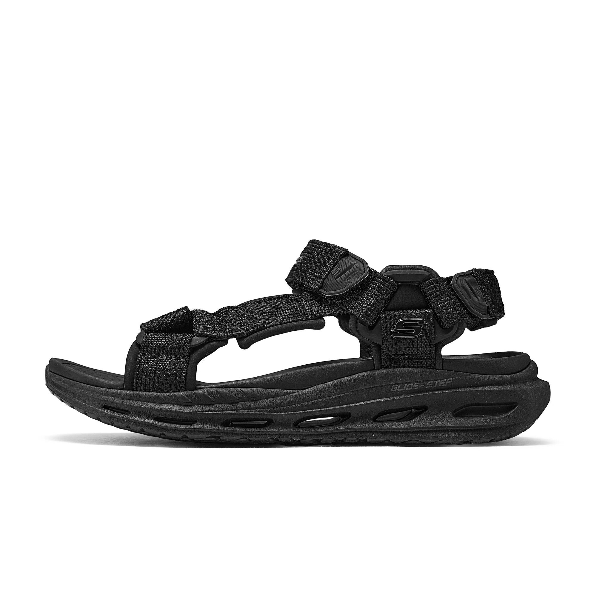 skechers斯凯奇夏季新款男鞋简约舒适透气运动休闲鞋凉鞋210547