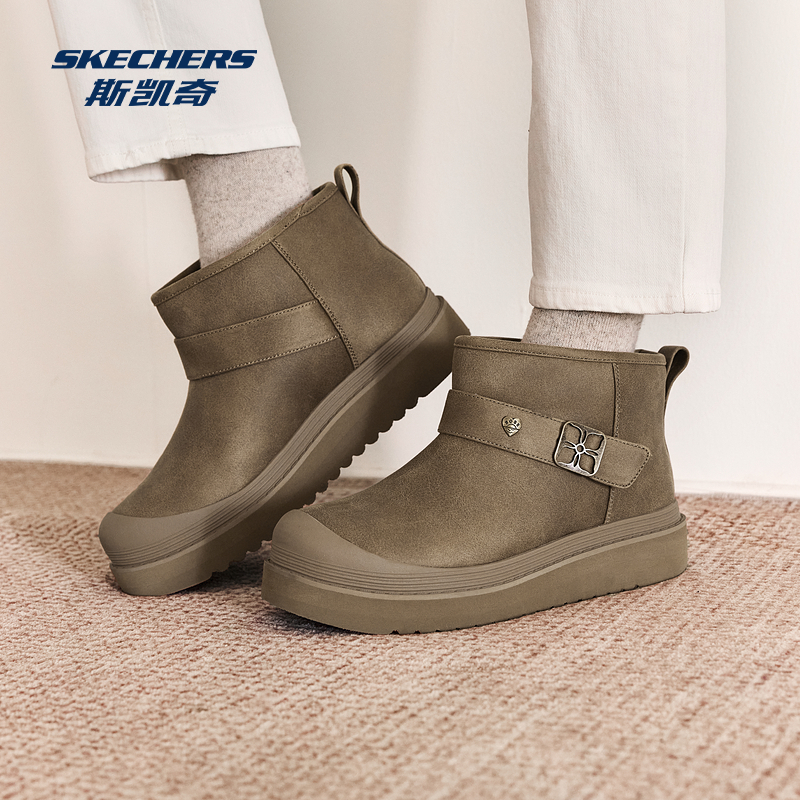 Skechers斯凯奇女鞋秋冬款短靴