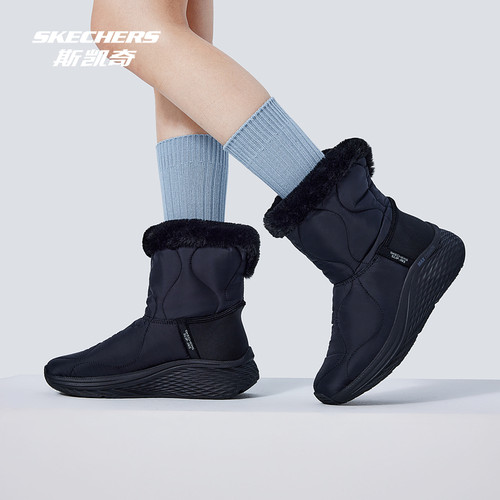 Skechers斯凯奇女鞋加绒雪地靴