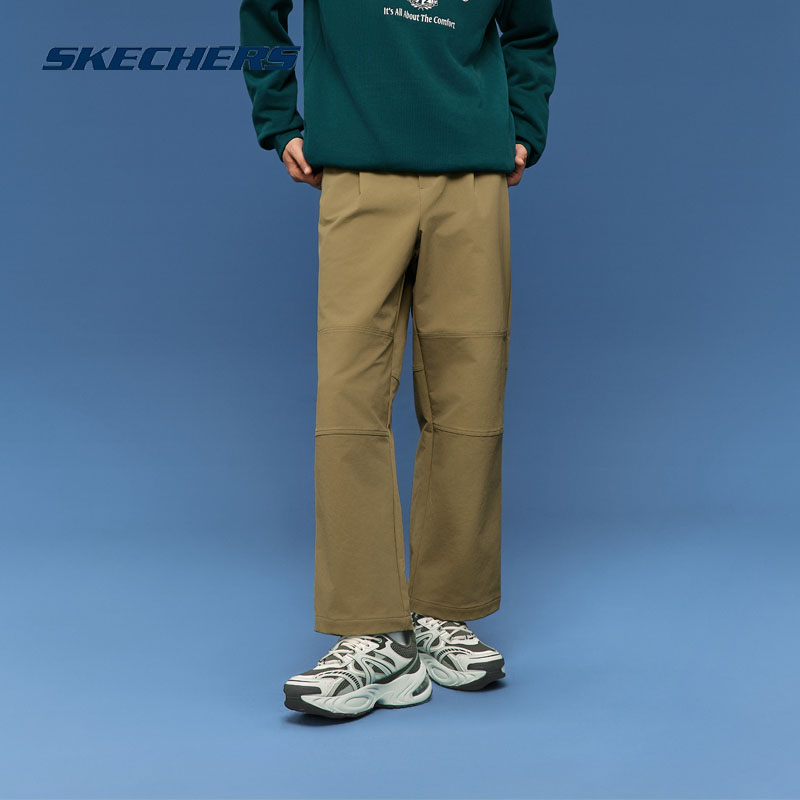 Skechers斯凯奇男梭织运动长裤
