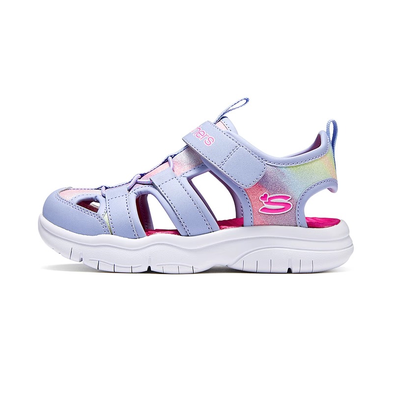 斯凯奇女童休闲凉鞋轻便透气