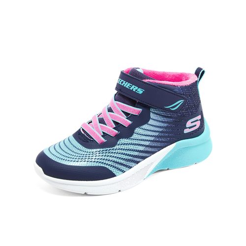 斯凯奇女童加绒保暖高帮雪地靴