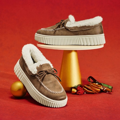 斯凯奇奶贝鞋女子一脚蹬乐福鞋