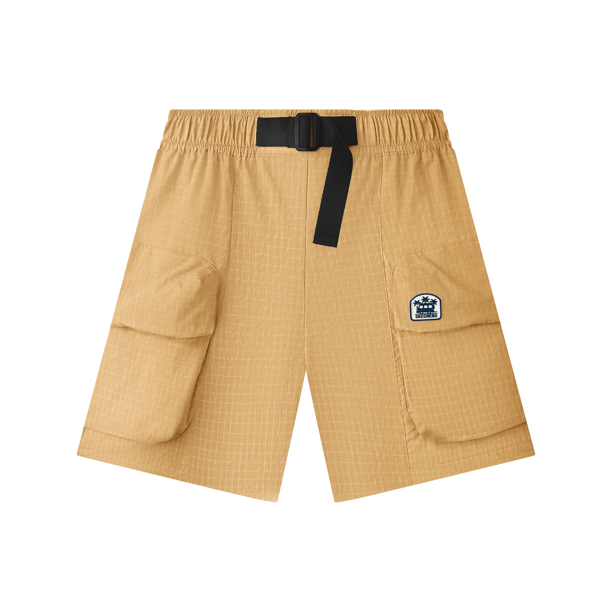 斯凯奇女童运动休闲五分短裤