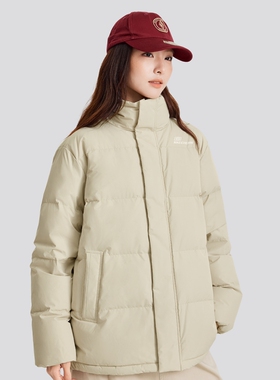 Skechers斯凯奇2025新款男女同款保暖短款梭织羽绒外套L423U080