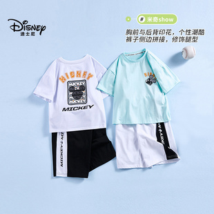 米奇夏季 Disney 米奇show WXE2ZZ208 迪士尼 儿童休闲套装