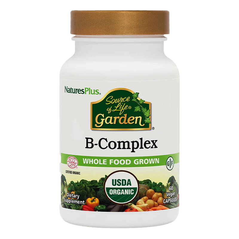Naturesplus纽诗斯有机维生素B族美国欧盟双重有机认证60粒
