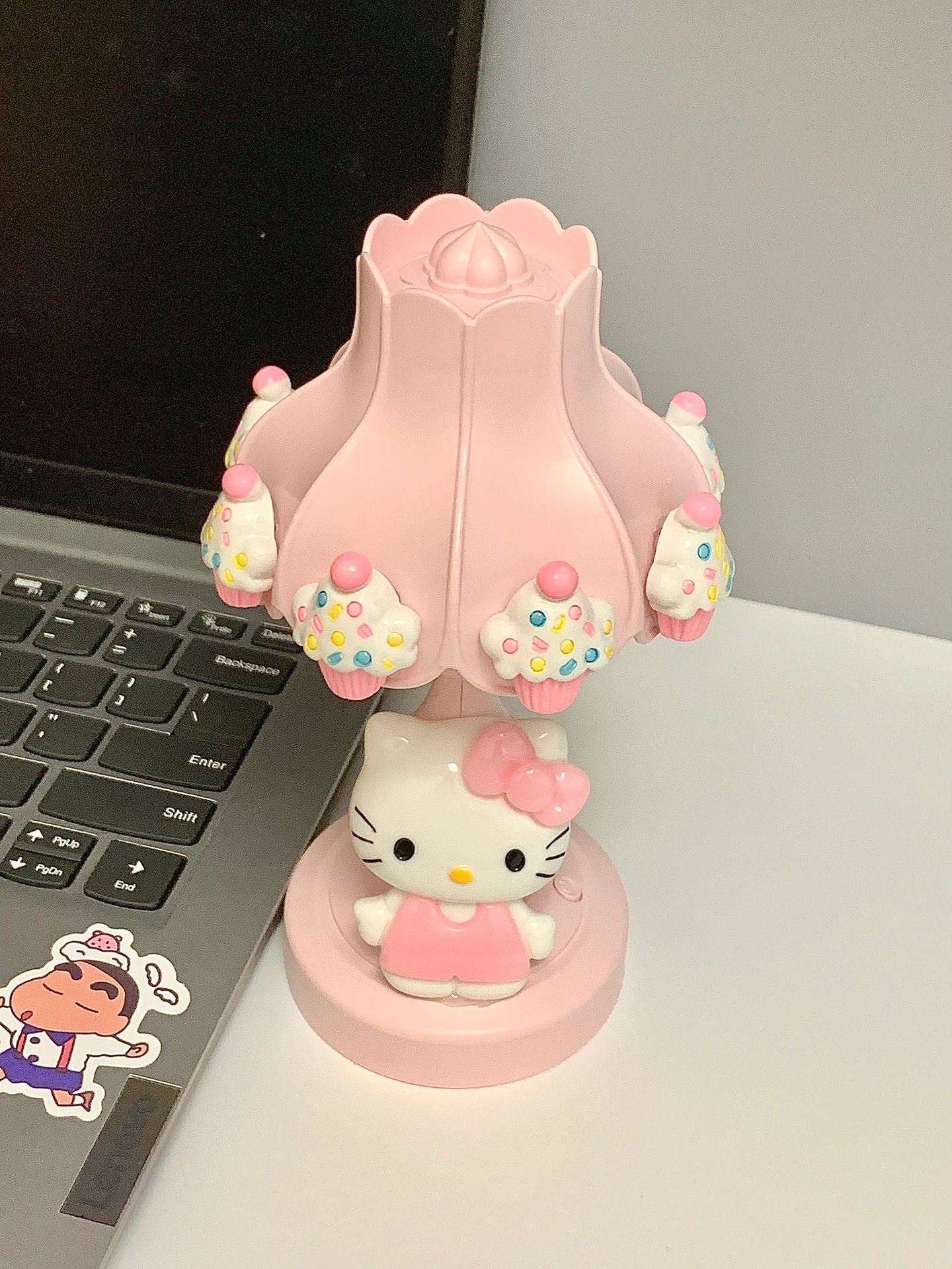 卡通萌物平价店HelloKitty台灯凯蒂猫荷叶夜灯氛围装饰灯七夕礼物