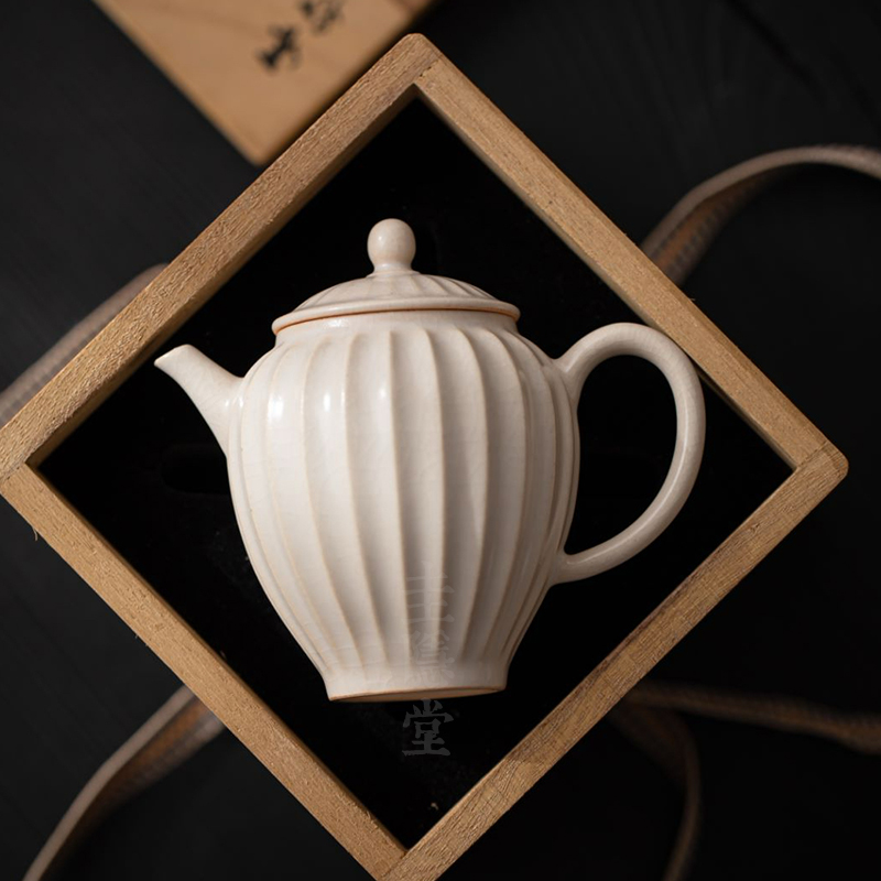 圭隐堂景德镇苏打烧手工茶壶