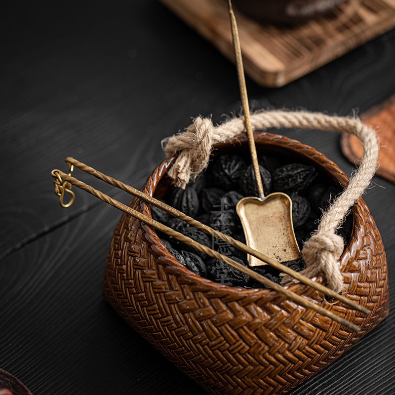 围炉煮茶家用复古炭钵