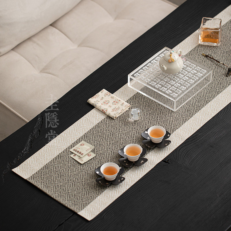 圭隐堂纤维布艺防水茶席桌旗中式禅意隔热茶桌垫子茶垫茶巾桌布,餐饮具,茶巾,淘宝优惠券,粉丝福利购,淘宝优惠卷