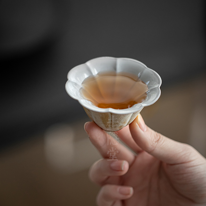 圭隐堂侘寂风粗陶茶杯