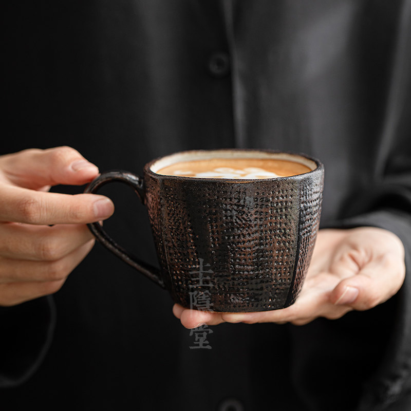 粉引陶瓷咖啡杯下午茶杯马克杯